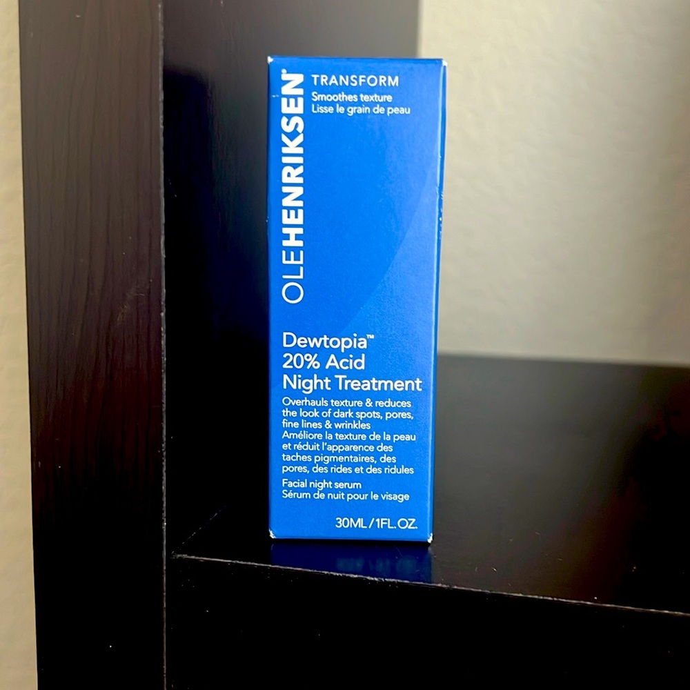 PRICE DROP & ON SALE!!! Ole Henriksen: Dewtopia 20% Acid Night Treatment